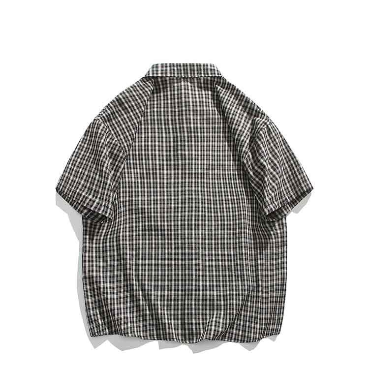 Mens Striped Button Down Shirts Summer Plus Size Short Sleeve Work Graduation Tops Lightweight Wrinkle Free Performance Tees2