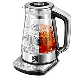 Electric Glass Kettle, 1.7L Smart Tea Maker with Temperature Control,