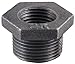 Hexagon Bushing Finish: Black, Size: 0.75