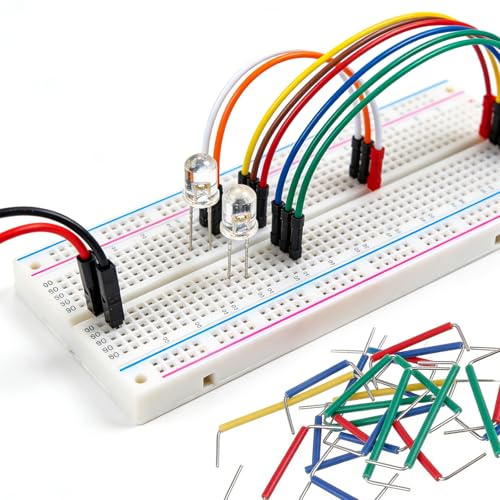 Yakomon Electronics Component Fun Kit w/Power Supply Module, Electronics Basic Kit, Jumper Wire, Breadboard, Precision Potentiometer,Resistor Compatible with Arduino, Raspberry Pi, STM32 - Image 7
