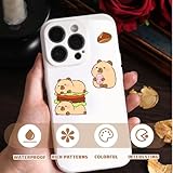 Zoom IMG-2 lacht 12 fogli capybara sticker Zoom IMG-2 lacht 12 fogli capybara sticker