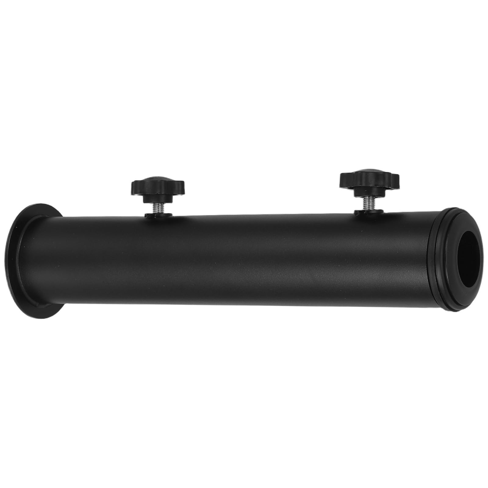 Base para sombrilla VILLCASE de acero inoxidable y ABS negro con diseño fijo para terraza