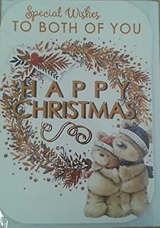 Prelude To Both Of You Christmas Card ~ To A Special Couple Happy Christmas~ Cute Santa Mice Slim Card