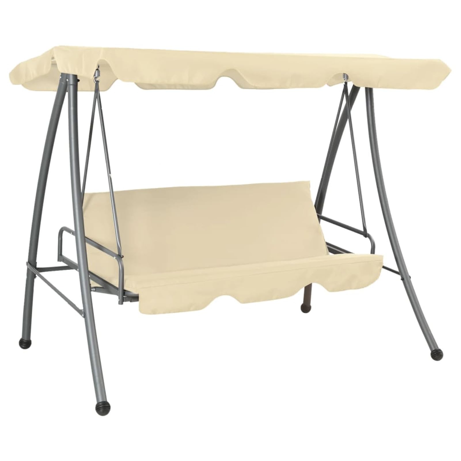 Banco Columpio de Exterior con Dosel, Columpio Jardin Exterior, Balancin Jardin Exterior, Muebles Jardin Exterior, Balancin Balcon, Blanco Arena