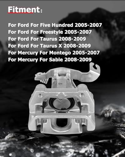 Image of cciyu 18B4946 18B4947 Rear Left & Right Brake Calipers With Bracket For Ford For Five Hundred /For Freestyle /For Taurus /For Taurus X,For Mercury For Montego /For Sable
