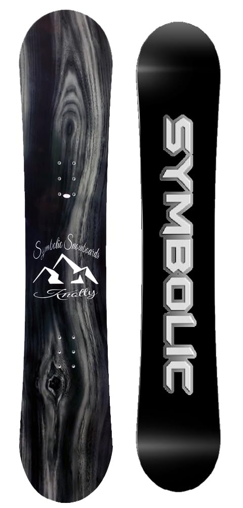 Symbolic Knotty Snowboard Wood Grain 2025 140 145 150 155 157 160 163 167 170 (140cm Rocker)