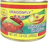 Dragonfly Minced Crab in Spices, 14 Ounce
