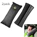 Seat Belt Pads,Car Seat Belt Covers Adjust Vehicle Protect Shoulder Pad,Car SeatBelt Cushion Soft Neck Sleep Pillow for Kids - 2Pack,Gray