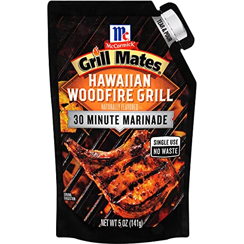 McCormick Grill Mates Hawaiian Woodfire Grill 30 Minute Marinade, 5 oz (Pack of 6) McCormick Grill Mates Hawaiian Woodfire Grill 30 Minute Marinade, 5 oz (Pack of 6)