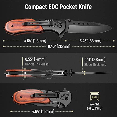 Pocket Knife for Men - 3.46