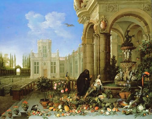 Peinture Poster Jan Van Kessel Tableau Vertumne et Pomone d'Art Abstrait 60x90cm
