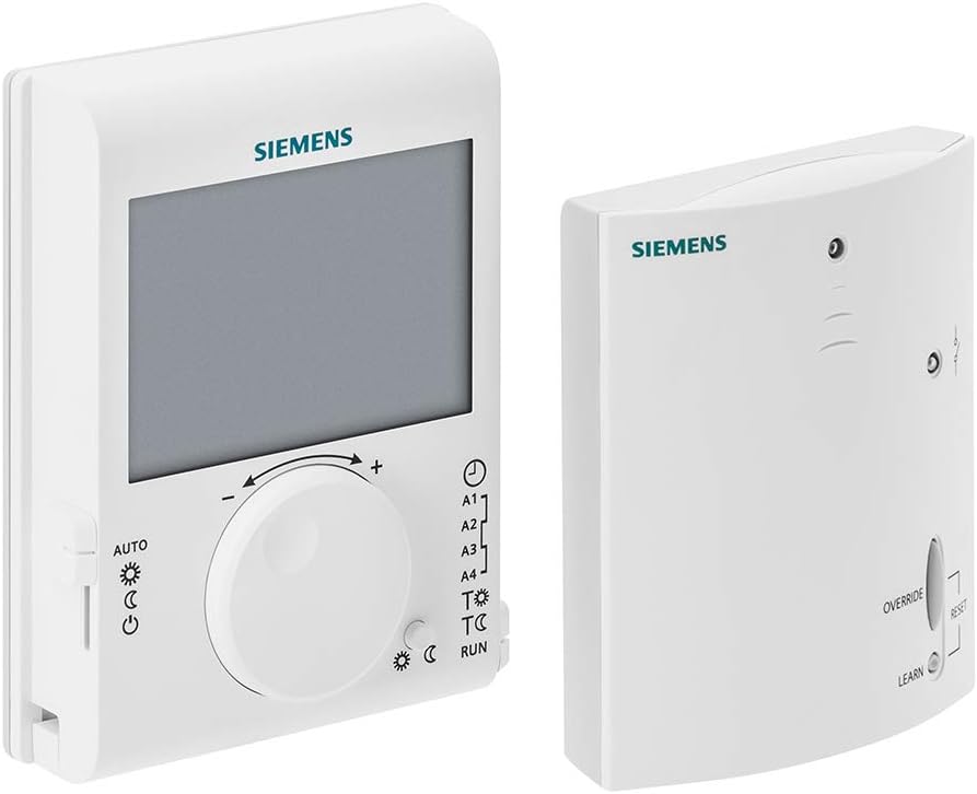 Siemens - RDJ100RF/SET - Room Thermostat Radio Frequency Set with 24