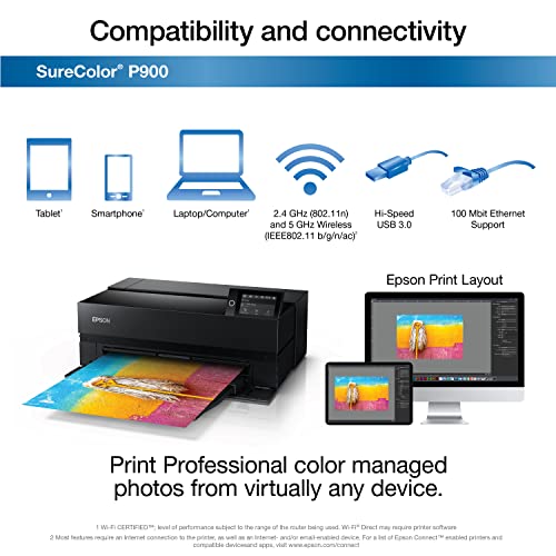 Image of Epson SureColor P900 17-Inch Photo Printer (Renewed)