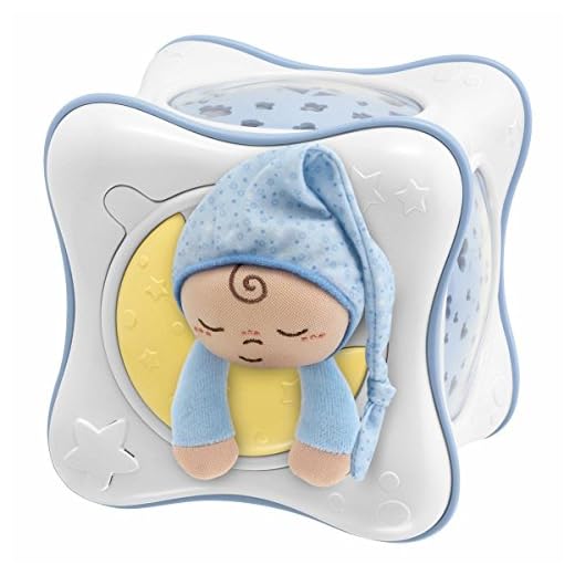 Chicco - Proyector Cubo Arcoíris, Color Azul (00002430200000)