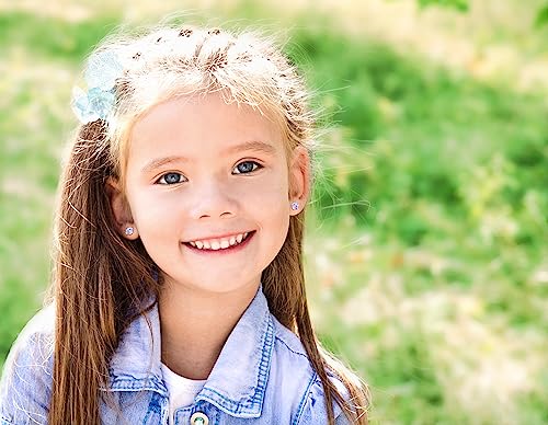 925 Sterling Silver Children's Summer Mermaid Stud Earrings4