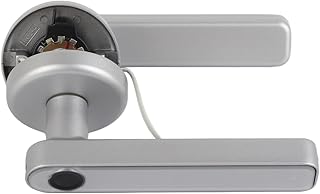 Intelligenter Türgriff mit Fingerabdruck -Identifikation - Eignet Sich für Lagerhäuser und Keller (SILVER)