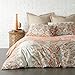 Levtex Home Emile Twin Duvet Set, Medalion, 100% Cotton, Beige, Orange