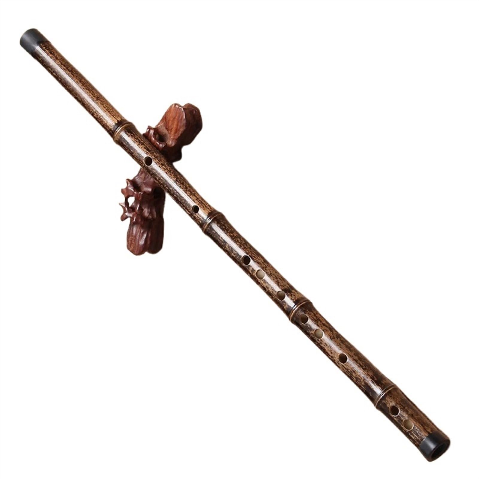 Un Intero Pezzo Di Flauto Di Bambù Viola Strumento Musicale Flauto Semplice Senza Filo E Senza Incisione (Color : C)