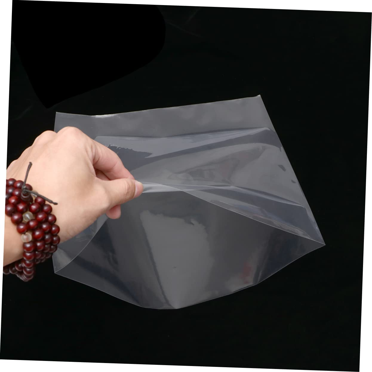 Alipis 50pezzi Protezione per Dischi in Vinile Sacchetti Piatti Trasparenti Senza Sigillo Custodia per CD Contenitore di Protezione per Dischi in Vinile