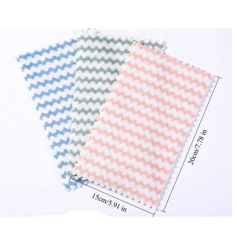 Image of 20 Count Replacement Cloths for Snap Grip Mini Mop | Wet and Dry Cleaning Pads for Cabinets, Walls, Windows and Floors Cleaning , Reusable Washable Microfiber Refills, 8 inchx6 inch