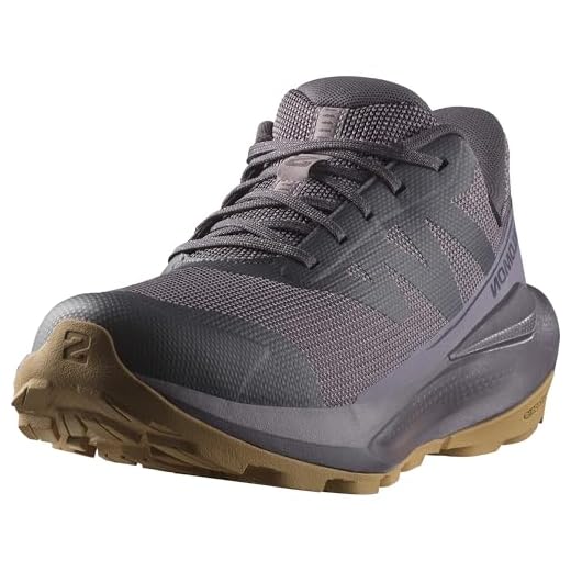 Salomon ELIXIR TOUR WATERPROOF, Zapatos de senderismo para Mujer, Nine Iron Shark Kelp, 41 1/3 EU