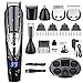 Produktbild Bartschneider Herren,ADOKEY Bart Trimmer Elektrisch Haarschneidemaschine Profi Haarschneider Akku Nasentrimmer 10 in 1 Bodygroomer Set mit LCD Anzeige Wasserdicht USB Wiederaufladbar Aufbewahrungsdock