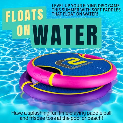 Ball Games Paddle Game For Kids - Fun Outdoor Toys For Girls - An Innovative Backyard Game For Kids - Best Toss & Catch Games & Girl Toys - Outdoor Pool Toys For Girls Comes with 2 Balls & 2 Paddles - Thumbnail 6