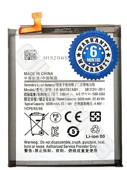 Image of Original EB-BM207ABY Battery for Samsung Galaxy M30s /M31 /M21 / Battery with 6 Month Warranty** (E170)