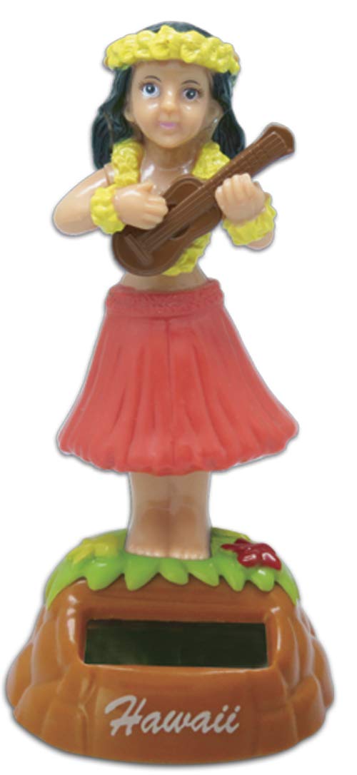 Amazon.com: Hula Girl with Ukulele Solar Doll : Toys & Games