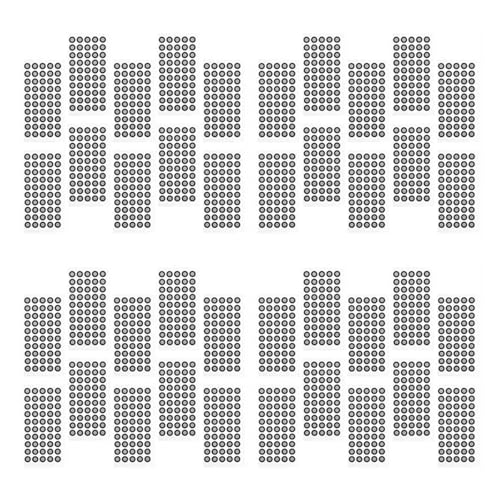 Puntos de marcado de 6mm con película reflectante para escaneo 3D, 50 hojas