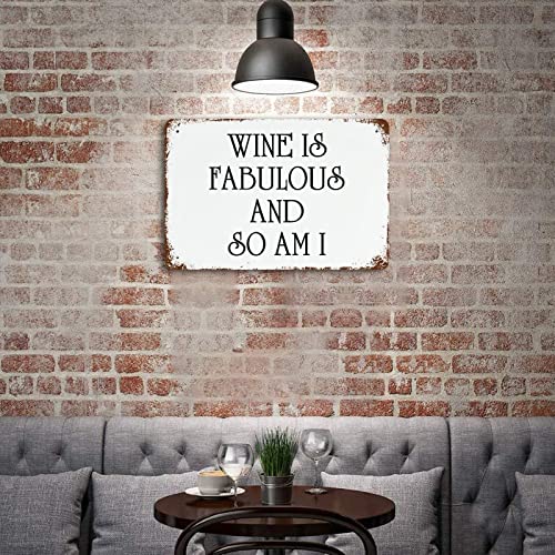 Panneau rétro Wine Is Fabulous pour exprimer votre passion du design - 4