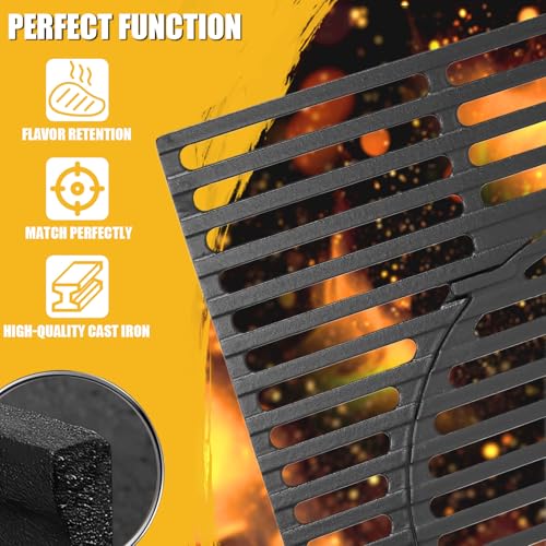 GFTIME Gusseisen Grillrost 41,5 x 59cm für Enders Chicago 3, Switch Grid Rost-in-Rost System für Enders Chicago 3, Grillrost Ersatzteile
