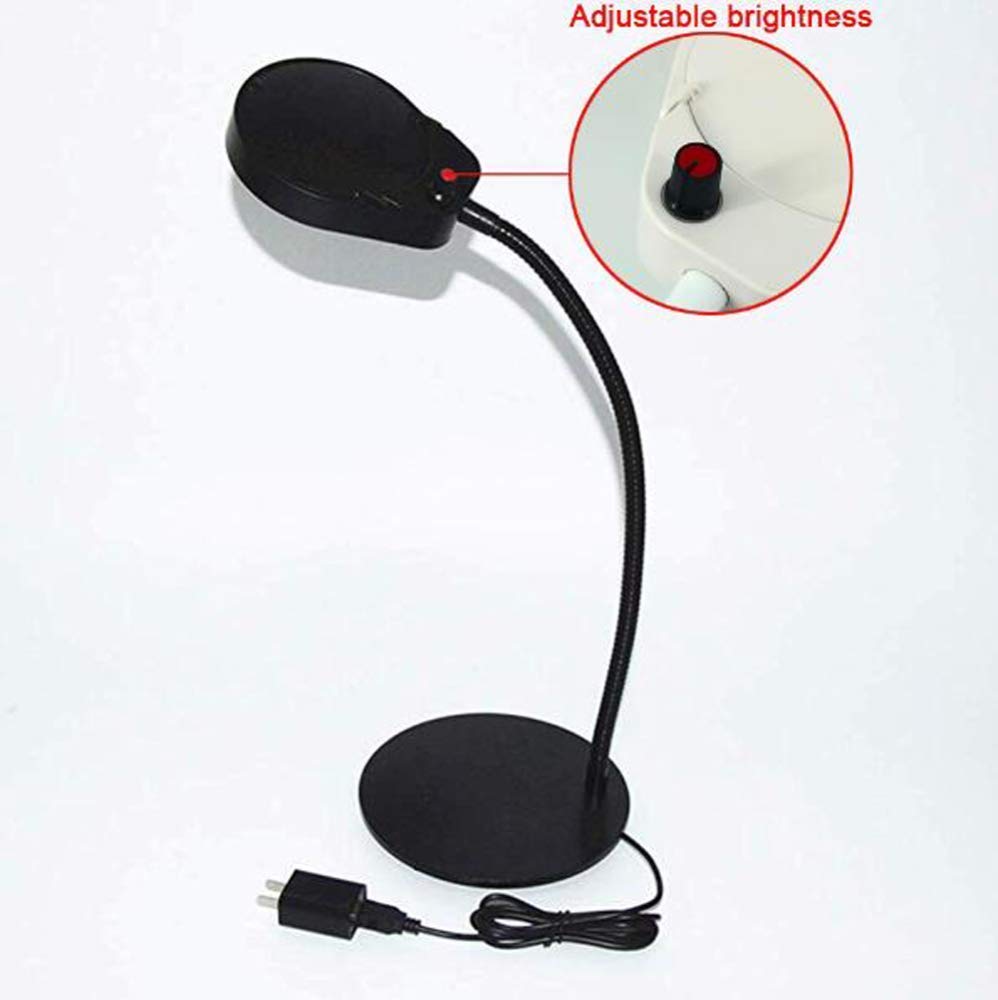 Lampa powiększająca LED, 3x10x lupa w świetle dziennym, bez użycia rąk oraz lampa stołowa i biurkowa, przenośna, regulowana, podświetlana lupa USB do czytania charitable