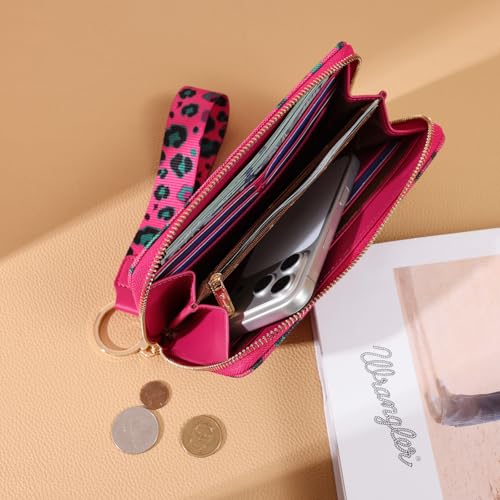Image of X Wrangler Wristlet Western Wallet Boho Aztec Credit Card Holder for Women