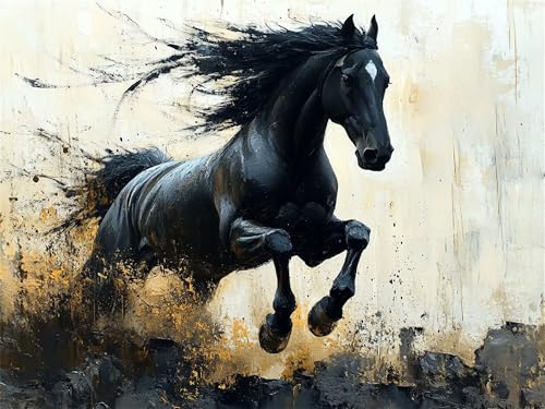Pintar por numeros adultos en un lienzo gigante de 80x100cm para decorar tu salón con calma