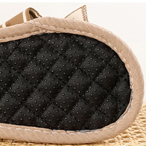 Bow-Knot Cotton House Slippers for Women, Soft Open Toe Indoor Non Slip Washable Comfortable Stitching Shoes for Hotel Travel Bedroom Airplane Party 7