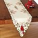 Christmas Cardinal Embroidered Table Linens, Runner