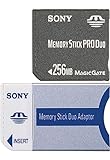 Brand: Sony Sony 256MB Memory Stick Pro Duo 0.25GB MS Memoria Flash - Tarjeta de Memoria (MS, -10,56-85 °C, 20 x 31 x 1,6 mm)