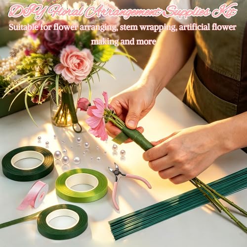 Kit de Dix Pièces pour Tige Fleur Scotch Fleuriste Tige Fleur Artificielle – vue 3