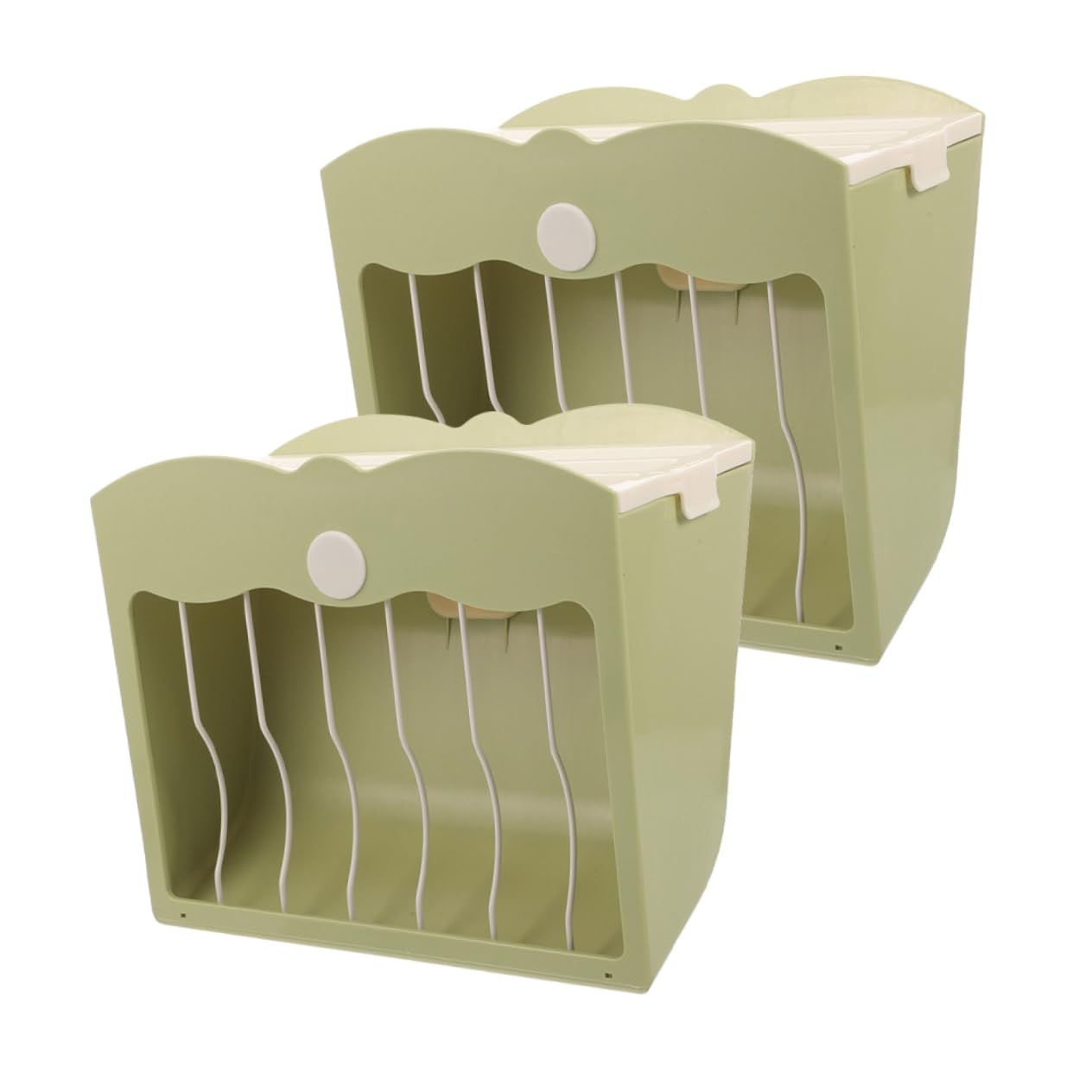 Toddmomy 2pezzi Mangiatoia Per Conigli Multi-funzione Con Rete Antispreco Contenitore Appeso Per Fieno e Cibo Facile Da Pulire e Organizzare Per Conigli e Piccoli Animali Domestici