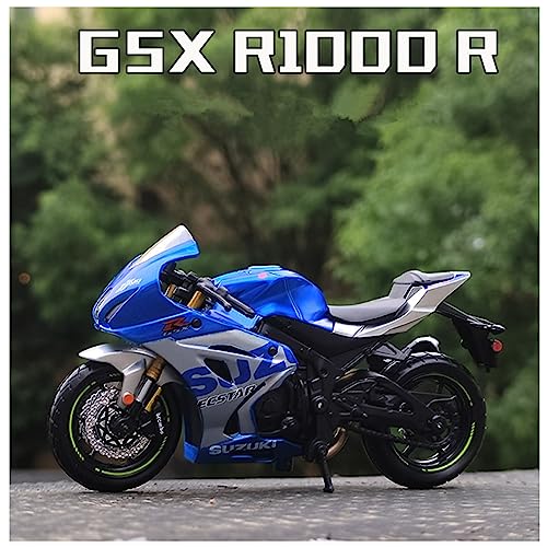 Modelo de motocicleta de carrera 1:18 Suzuki GSX-R1000 R miniatura 2