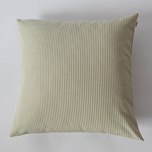 Coussin en coton PP avec taie d'oreiller stripe plaid 50x35cm version B