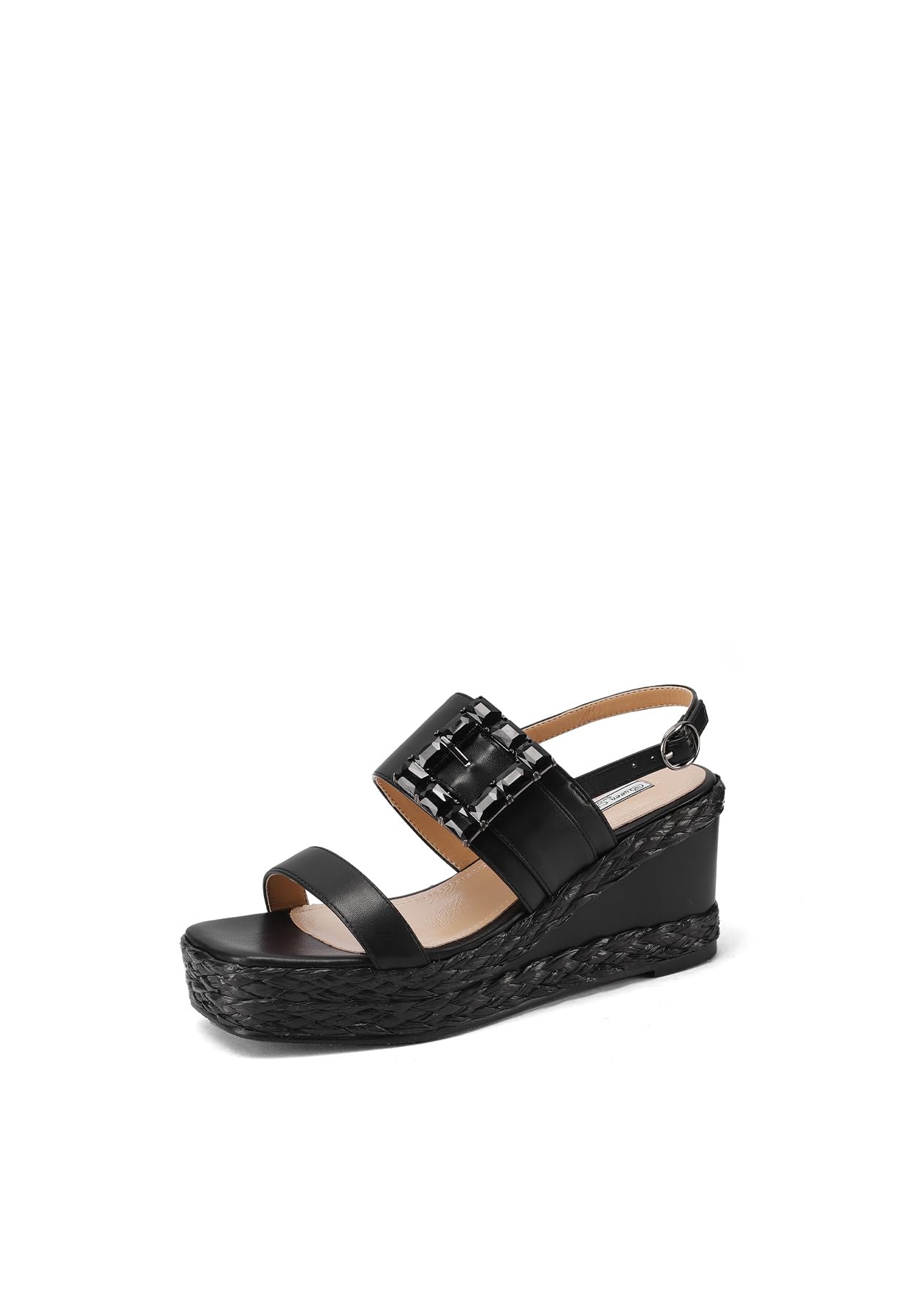 QUEEN HELANA Zeppe Sandali con Cinturino alla Caviglia Donna ZM9956
