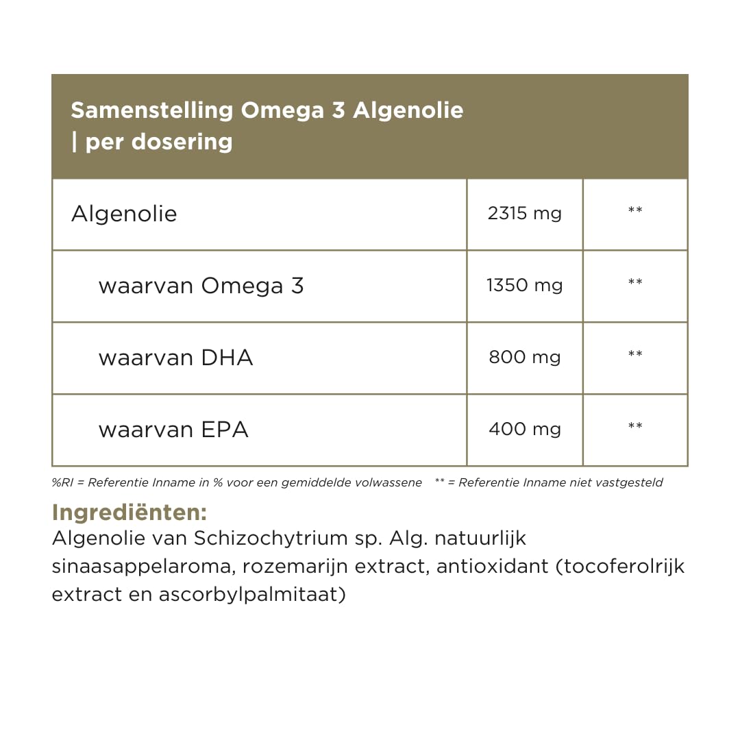 Huile d'algues pure oméga-3 150 ml – Charlotte Labee Supplements – Contient de l'EPA et du DHA – 100% naturelle et conditionnée de manière durable