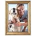 Malden International Designs Classic Wood Picture Frame, 5x7, Gold