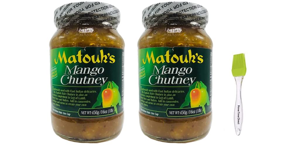 Amazon.com : Matouk's Mango Chutney 16 oz (Pack of 2) Bundle with ...