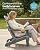 Ciokea Folding Adirondack Chair 2 Pack, Patio Adirondack Chair Weather Resistant, Plastic Fire Pit Chair with Cup Holder, Lawn Chair for Outdoor Porch Garden Backyard Deck (Grey)