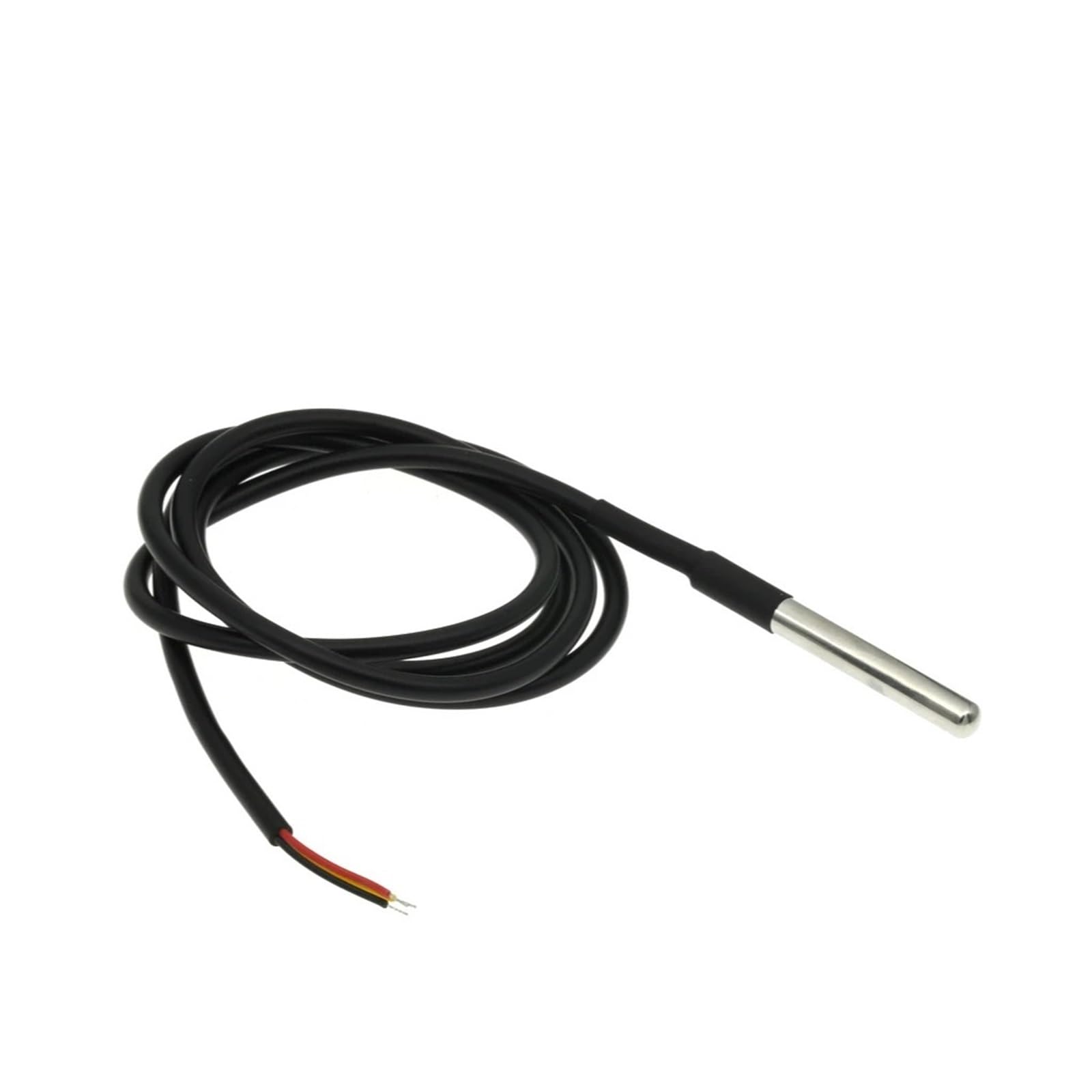 DS18B20 - Sensor de temperatura de rosca impermeable de acero inoxidable, paquete de 1/2/3/5/10 metros (3 metros, 10 unidades)