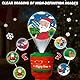 POPOYU 2Pcs Weihnachten Projektor Taschenlampe Kinder,Nacht Projektor Kind Projection Flashlight,Kaleidoskop Taschenlampe Diaprojektor Taschenlampe mit 24 Mustern für Weihnachten Kinder Geschenke