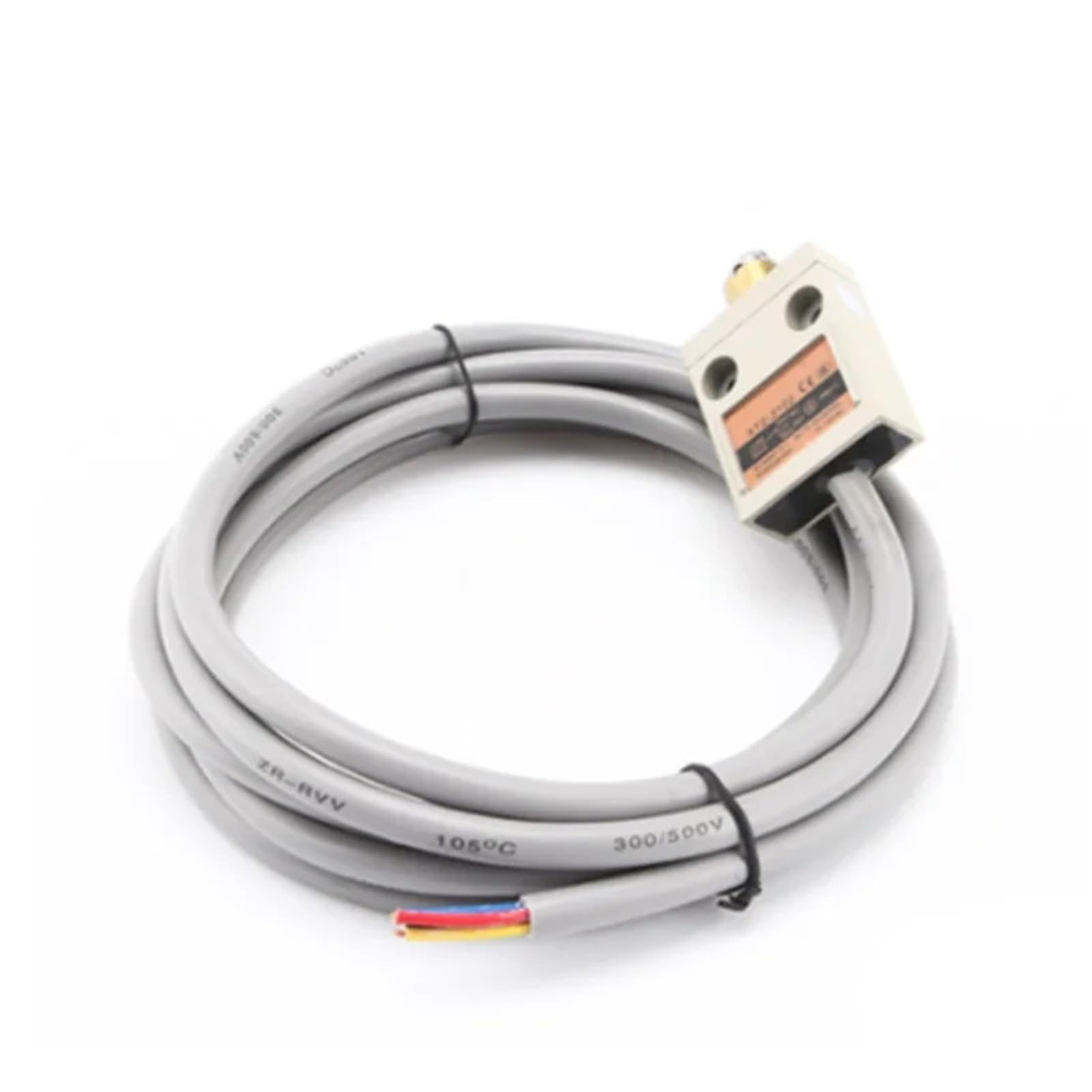 Interrupteur de fin de course à levier à galet 4 fils XTZ-3102 IP67 SPDT NO+NC, fil de cuivre 3 mètres, 1 pièce